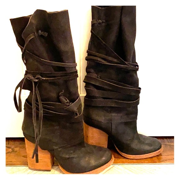 free people black shoes